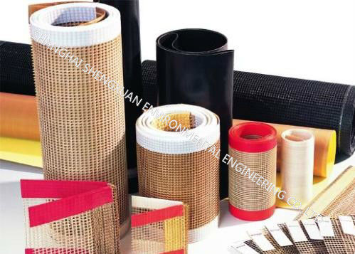 Băng tải Teflon chống mài mòn với đặc tính cách điện tuyệt vời